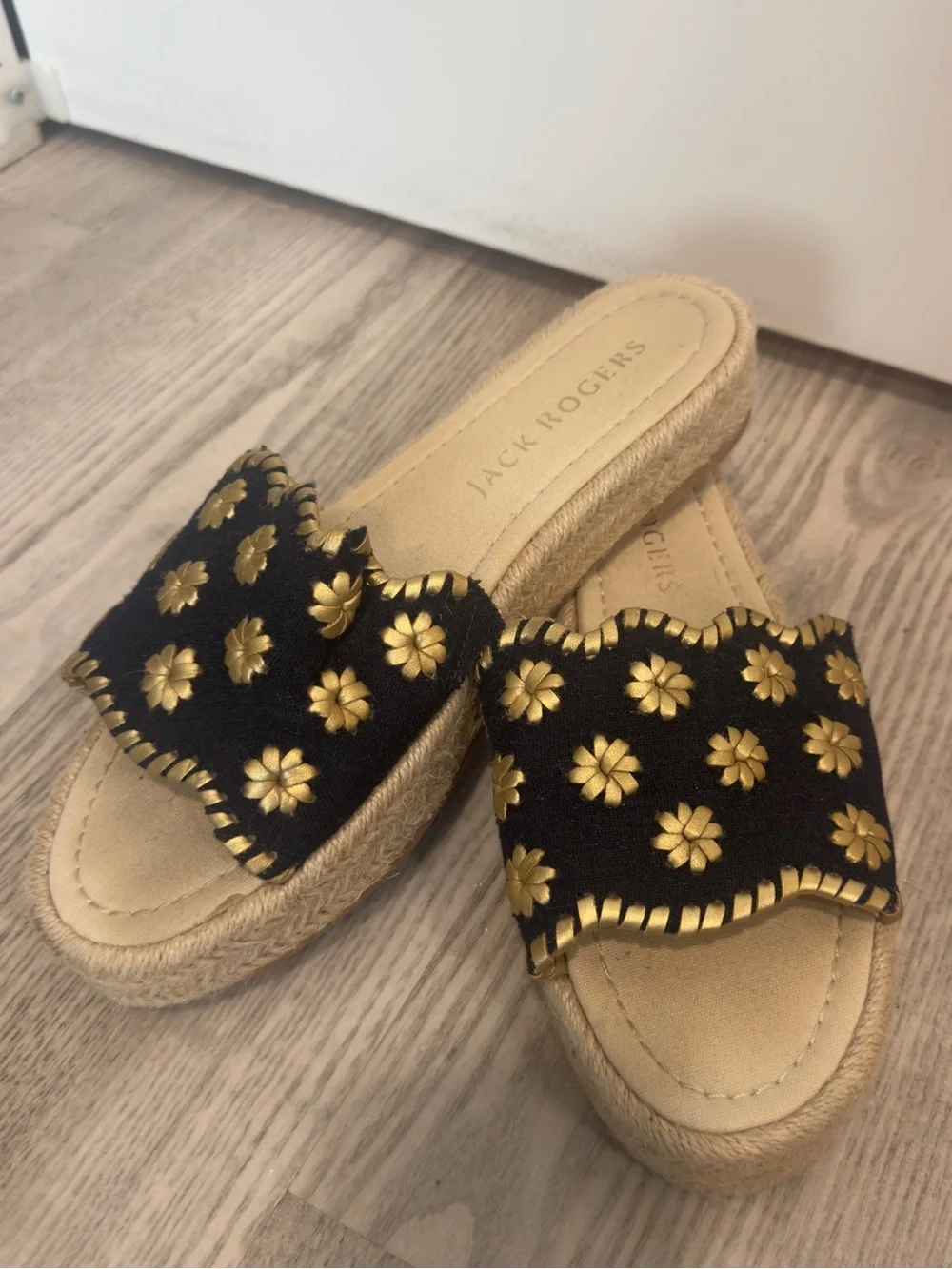 Jack Rogers Navy Slide Espadrille